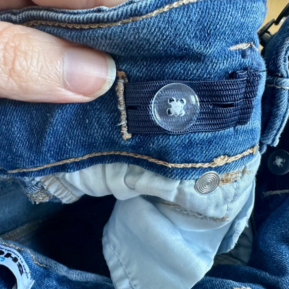 3 for $12 Blue Denim Kids Shorts Urban Kids Size 4 Elastic Waist and Zipper Fly - Picture 7 of 10